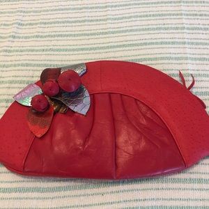 Vintage😍80’s Leather Clutch!!